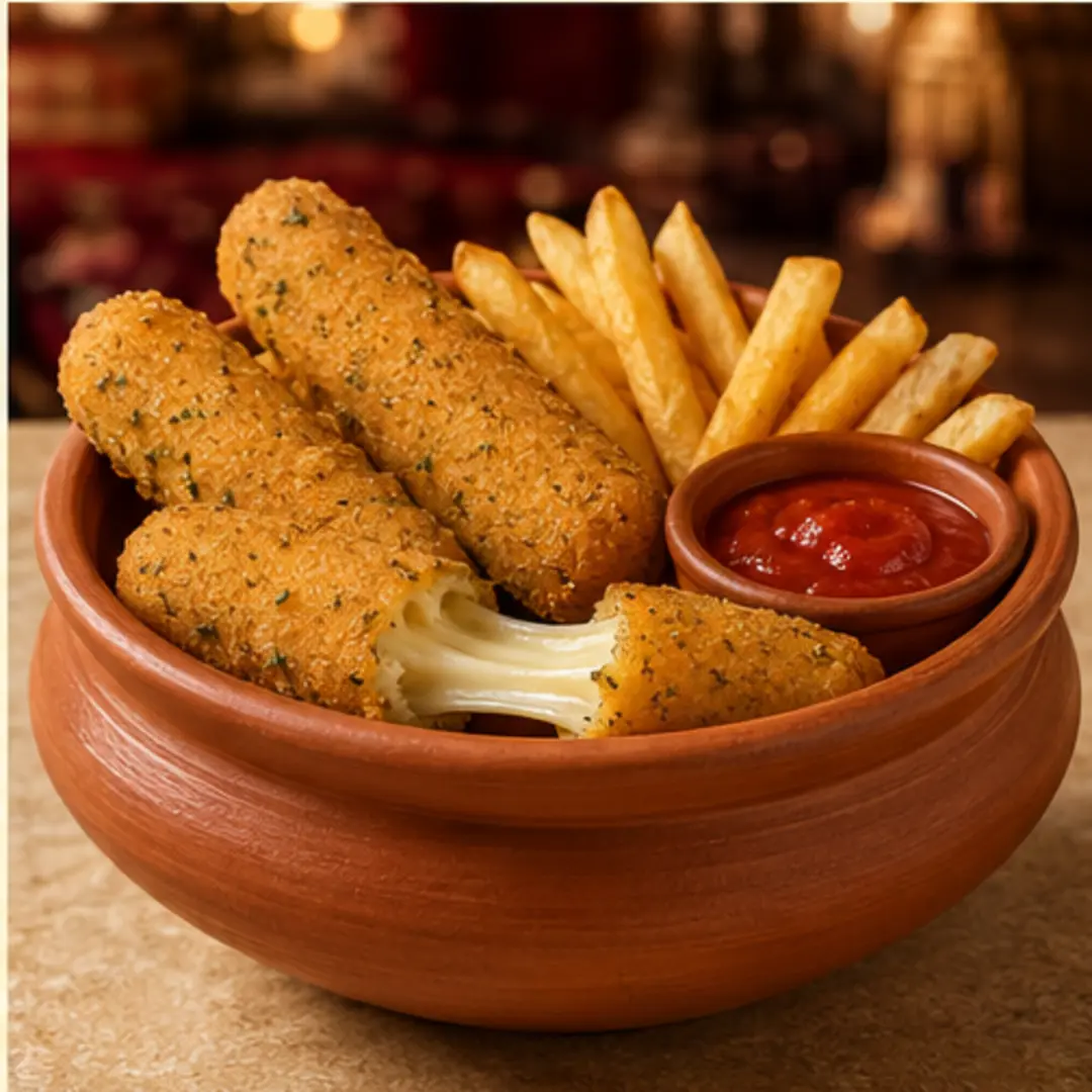 Cheese Sticks with Fries